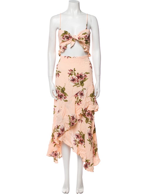 Flynn Skye Floral Print Long Dress