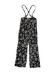 Flynn Skye Floral Print Plunge Neckline Jumpsuit