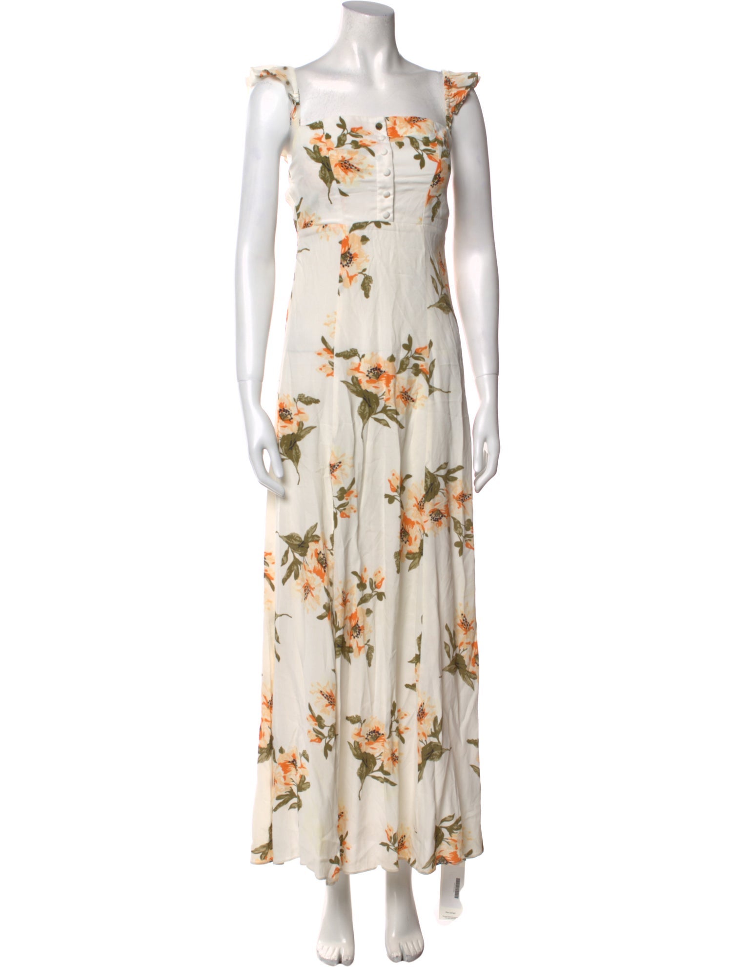 Flynn Skye Floral Print Long Dress