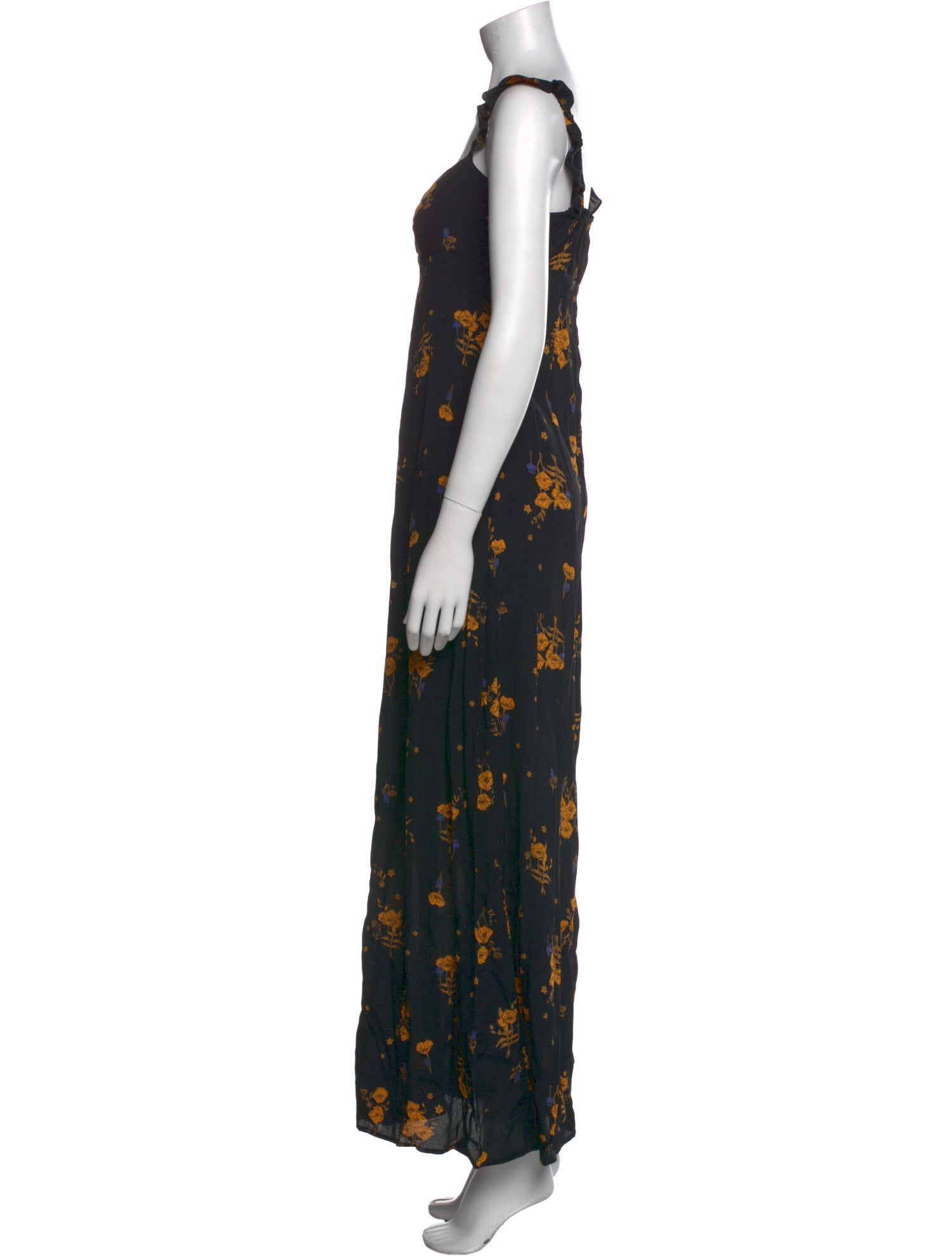 Flynn Skye Floral Print Long Dress