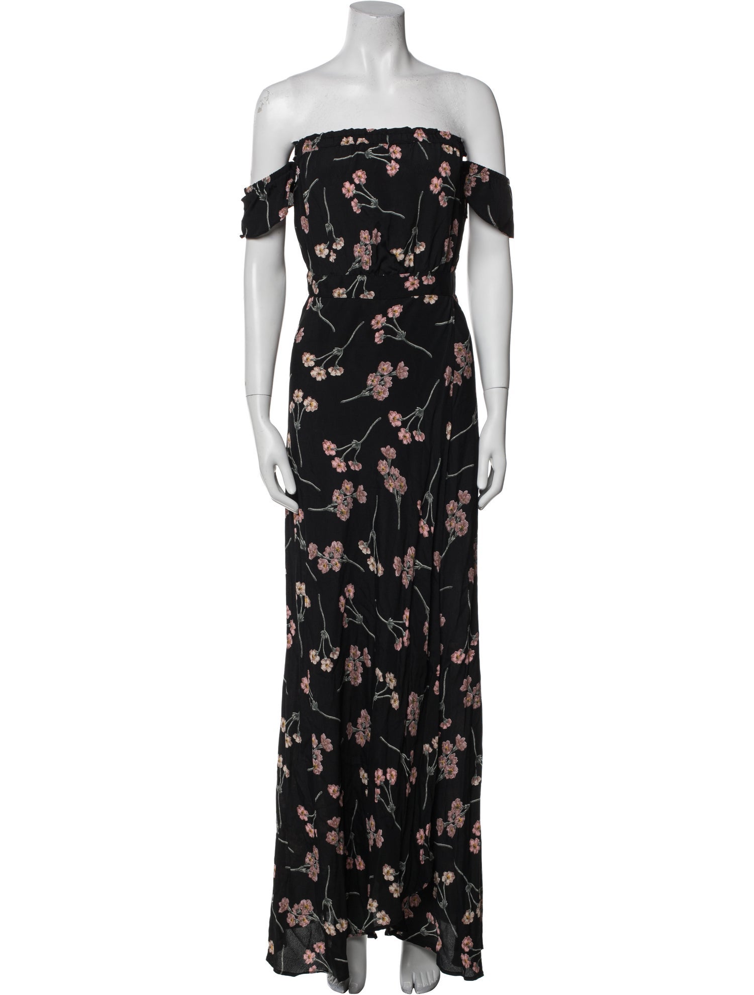 Flynn Skye Floral Print Long Dress