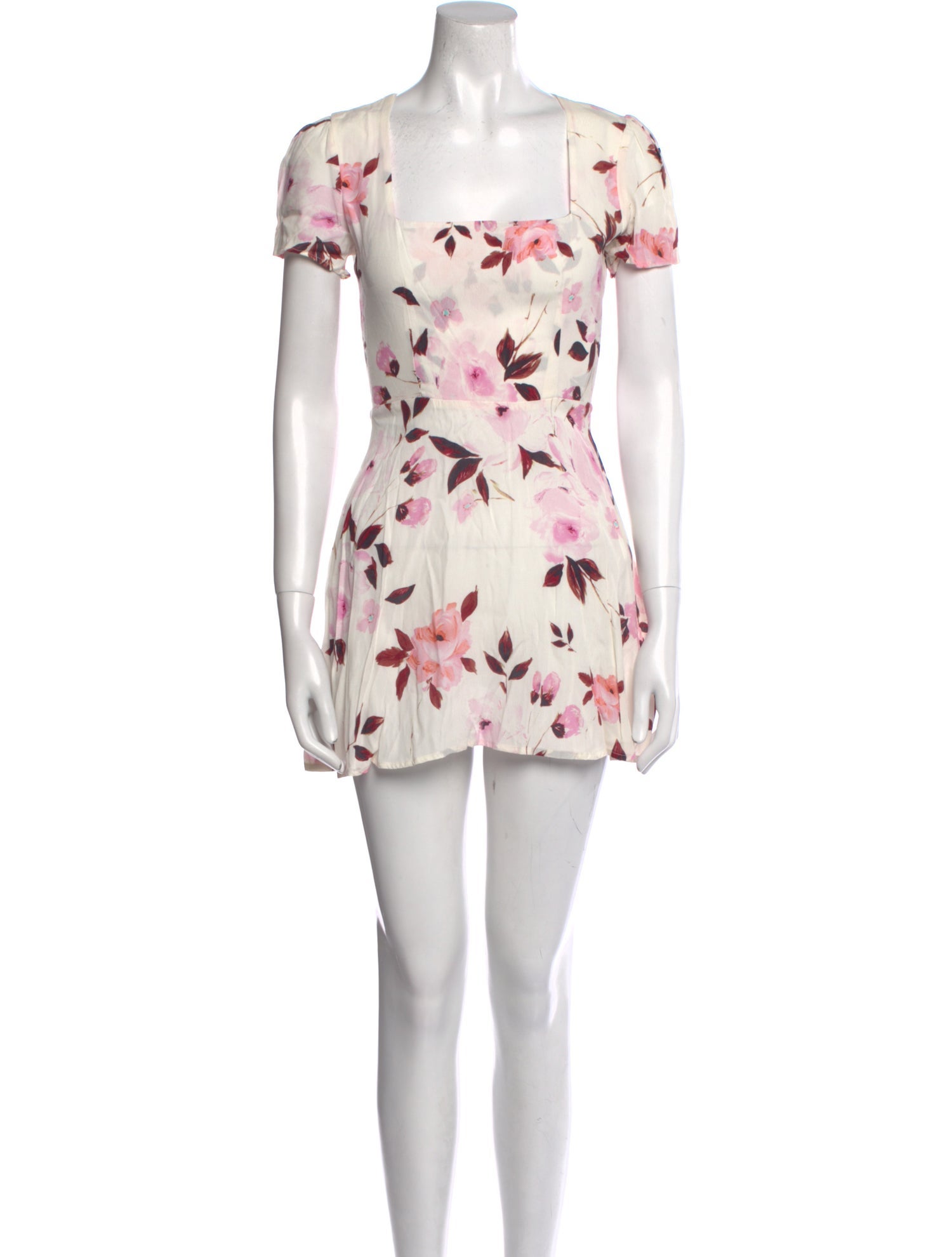 Flynn Skye Floral Print Mini Dress w/ Tags