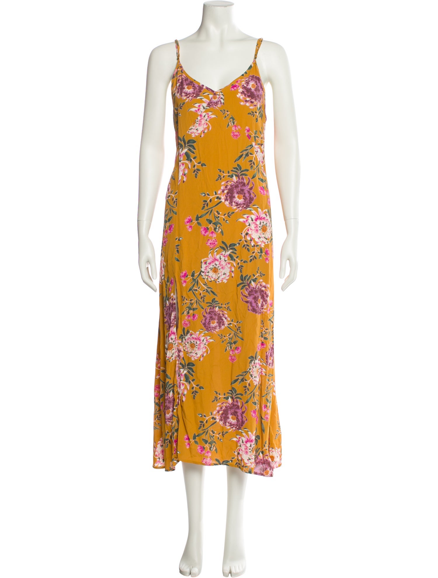 Flynn Skye Floral Print Long Dress