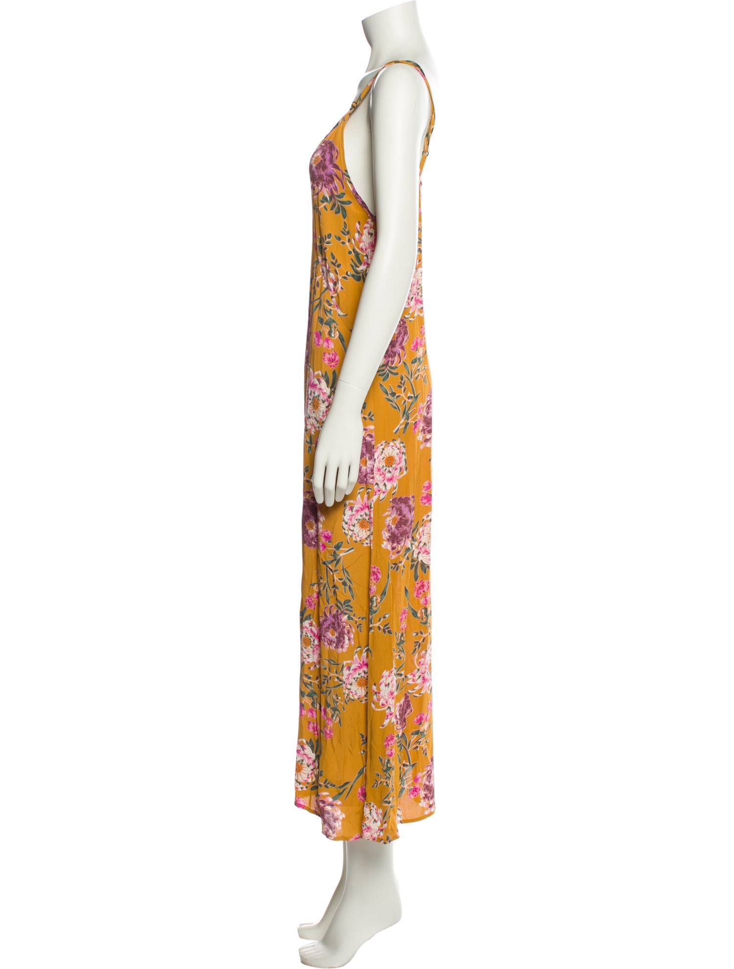 Flynn Skye Floral Print Long Dress