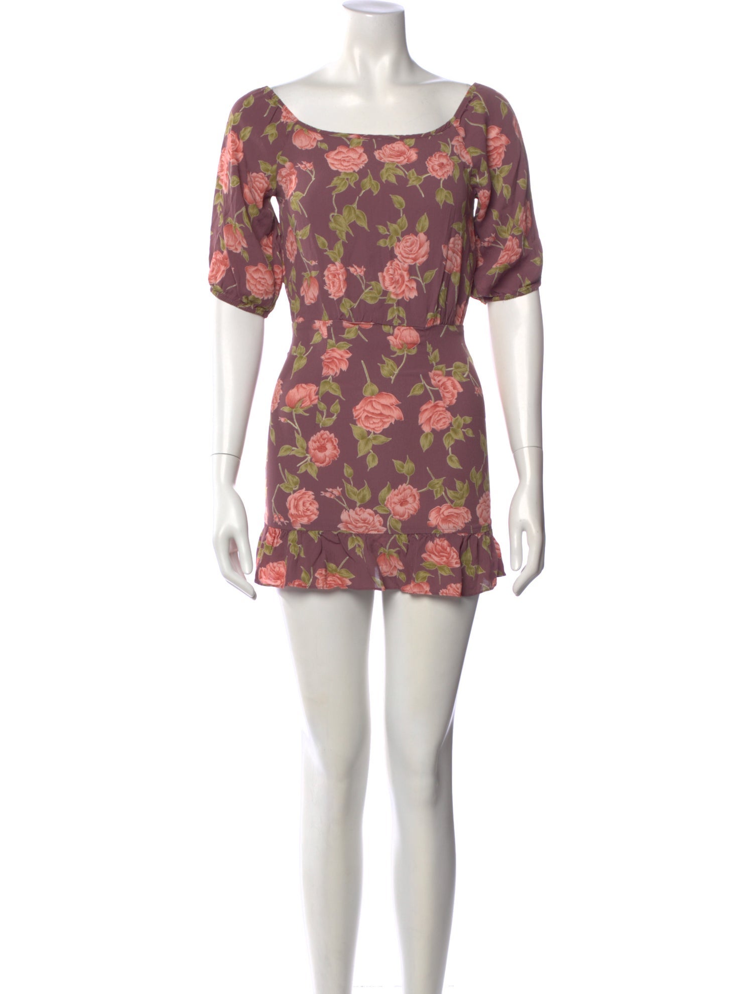Flynn Skye Floral Print Mini Dress