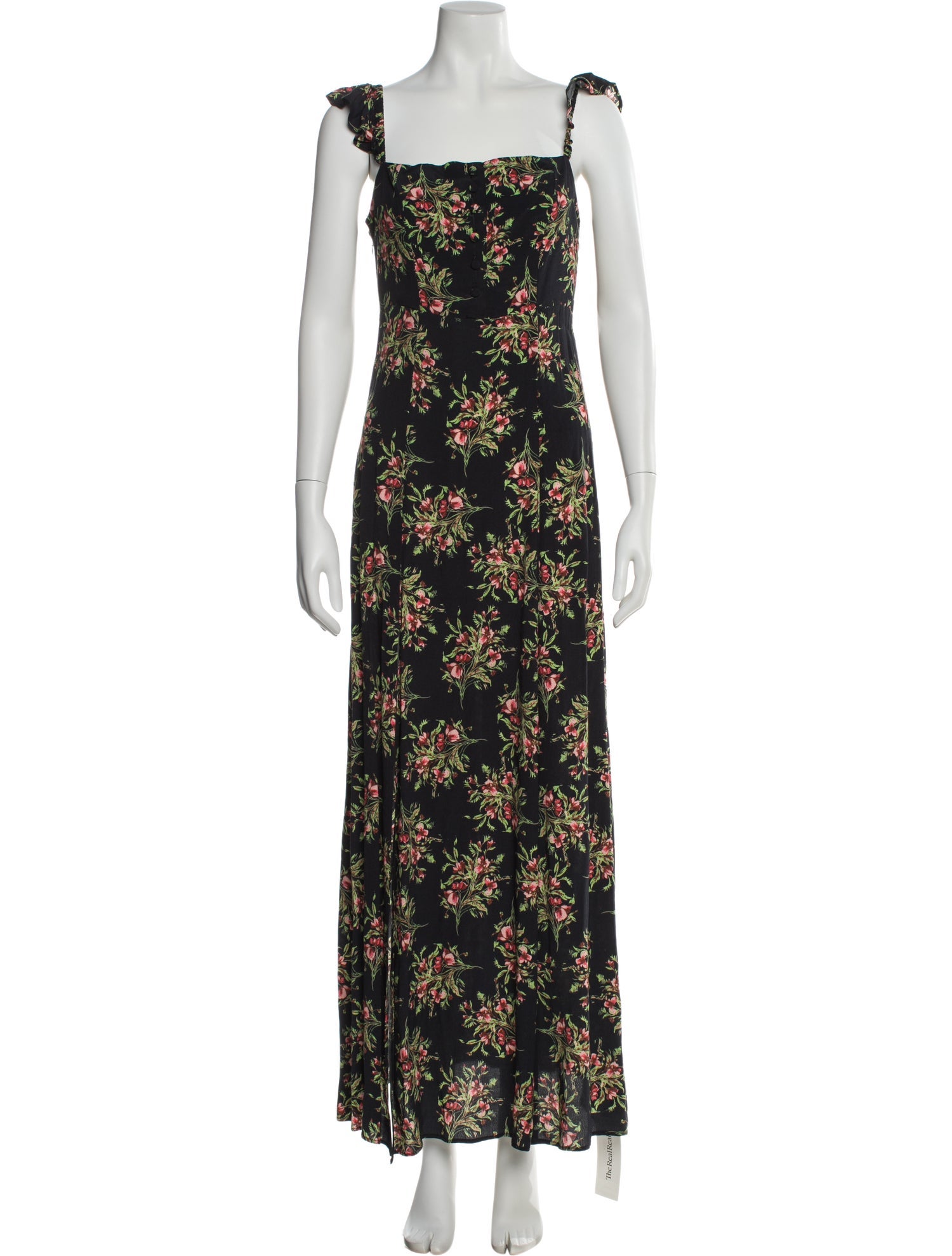 Flynn Skye Floral Print Long Dress
