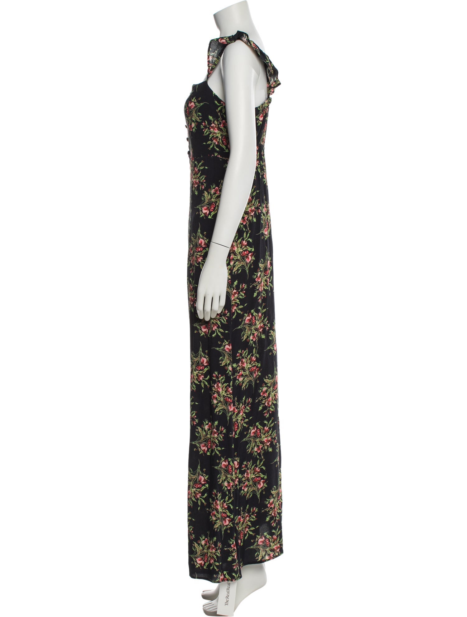 Flynn Skye Floral Print Long Dress