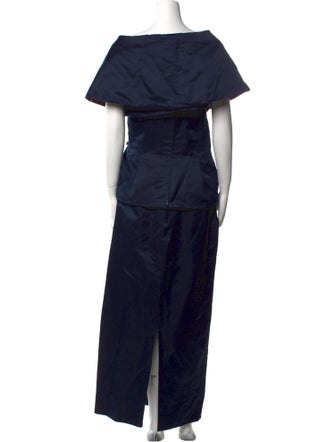 Fabian Molina Silk Long Dress