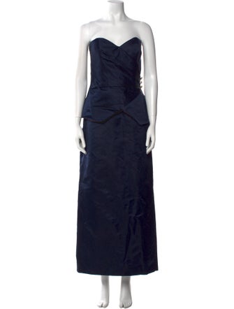 Fabian Molina Silk Long Dress