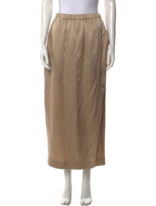 Femme Maison Silk Midi Length Skirt