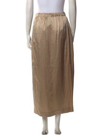 Femme Maison Silk Midi Length Skirt