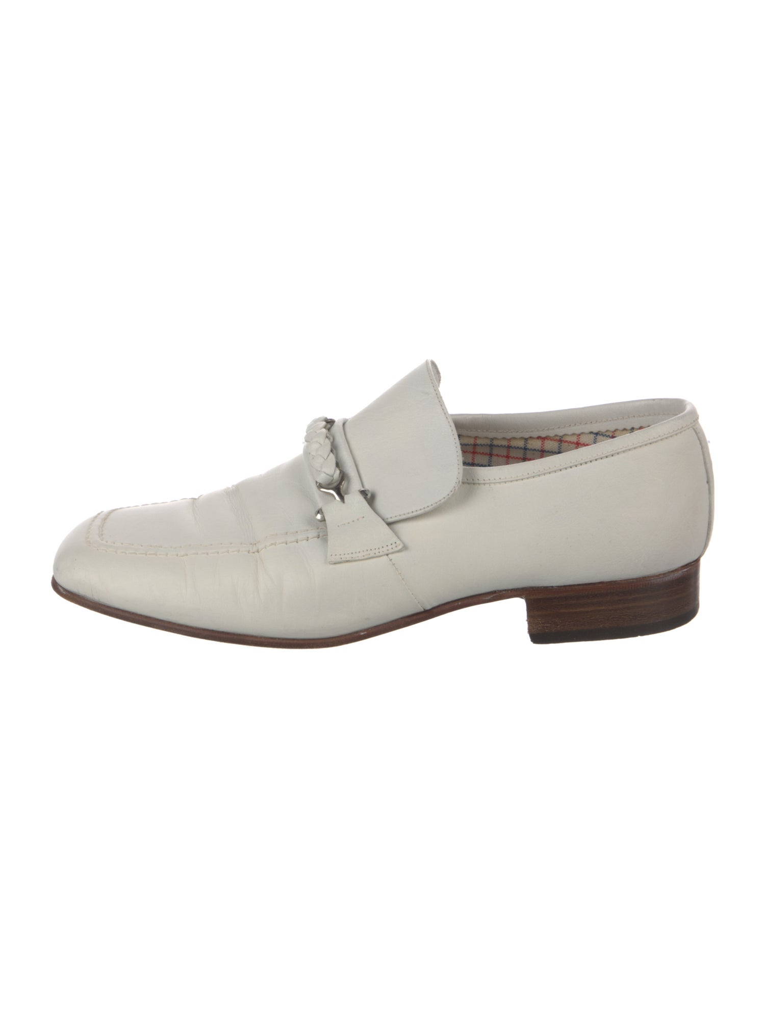 Florsheim Leather Braided Accents Dress Loafers