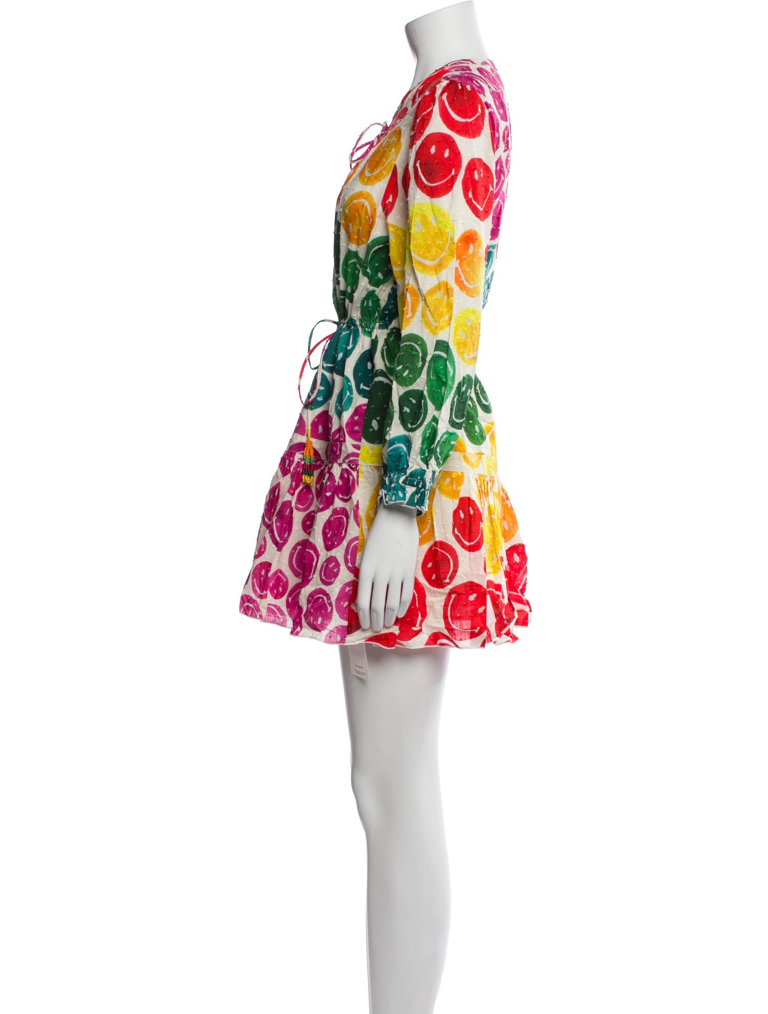 Farm Rio x Smiley Printed Mini Dress