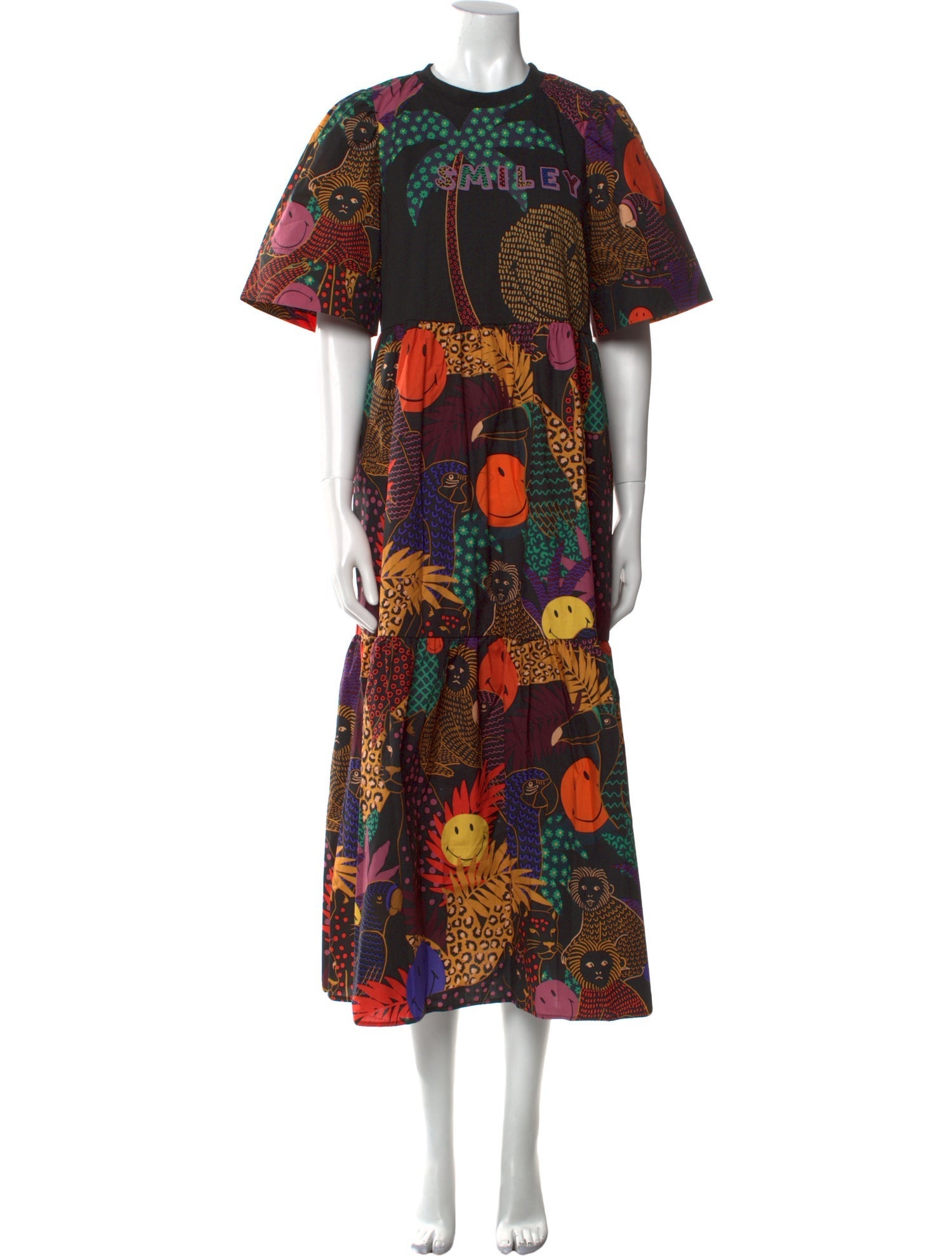Farm Rio x Smiley Printed Long Dress