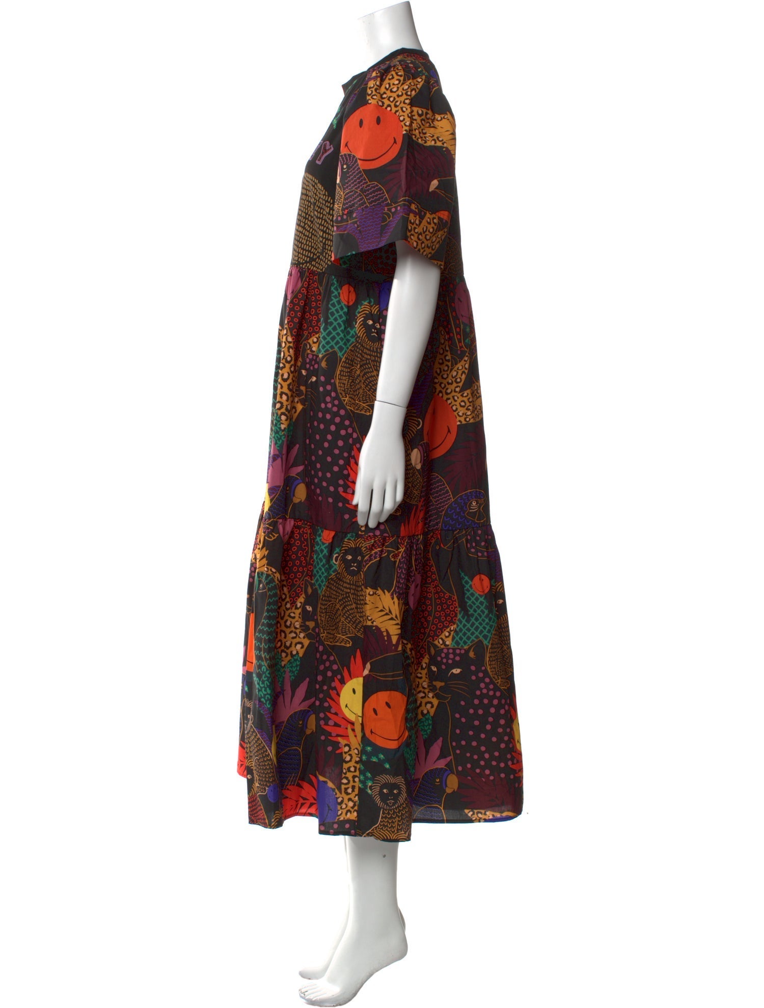 Farm Rio x Smiley Printed Long Dress