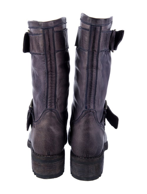 Free Lance Leather Moto Boots