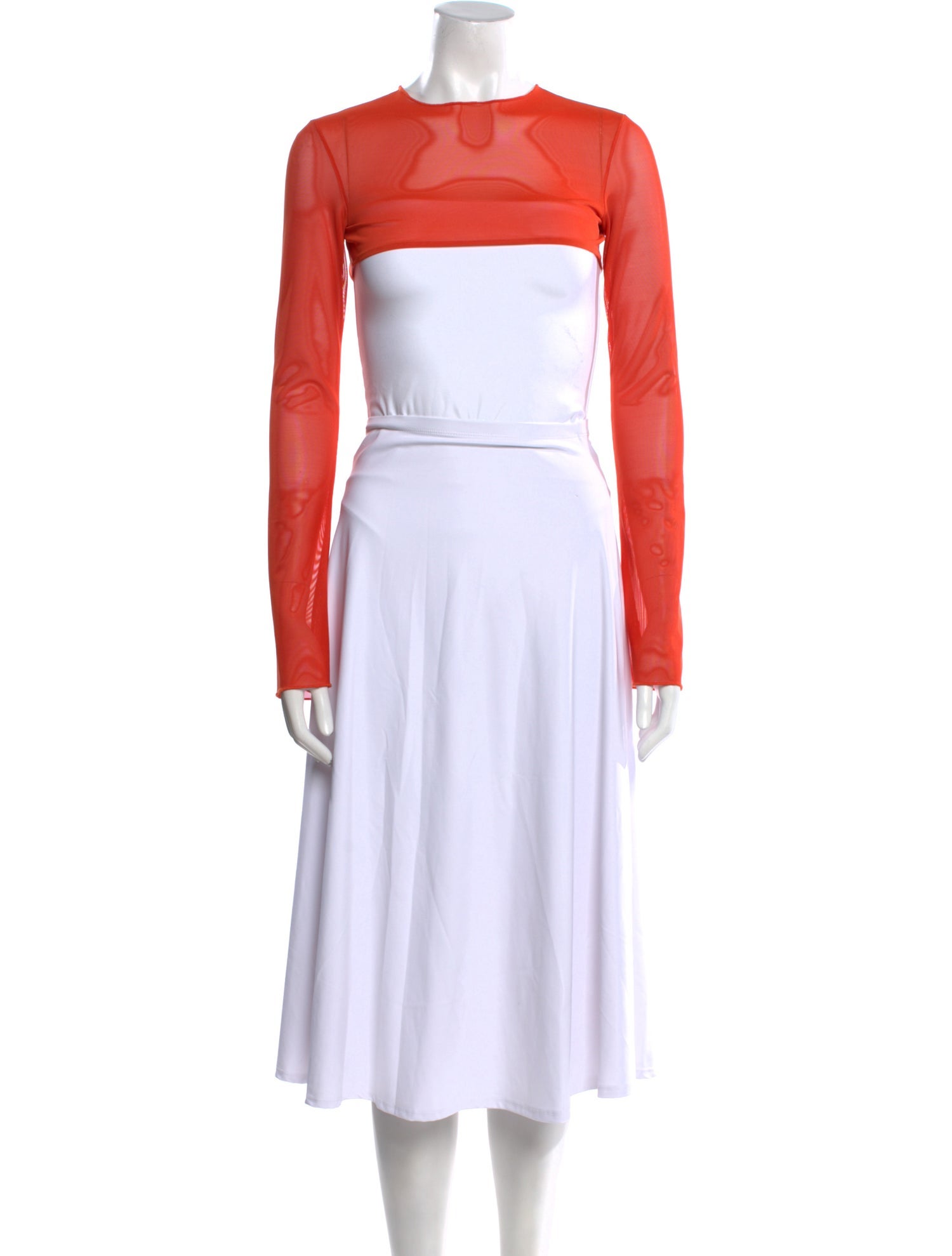 Fanci Crew Neck Long Sleeve Crop Top