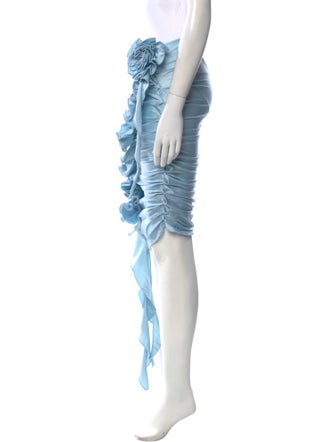 Fanci Ruffle Embellishment Midi Length Skirt