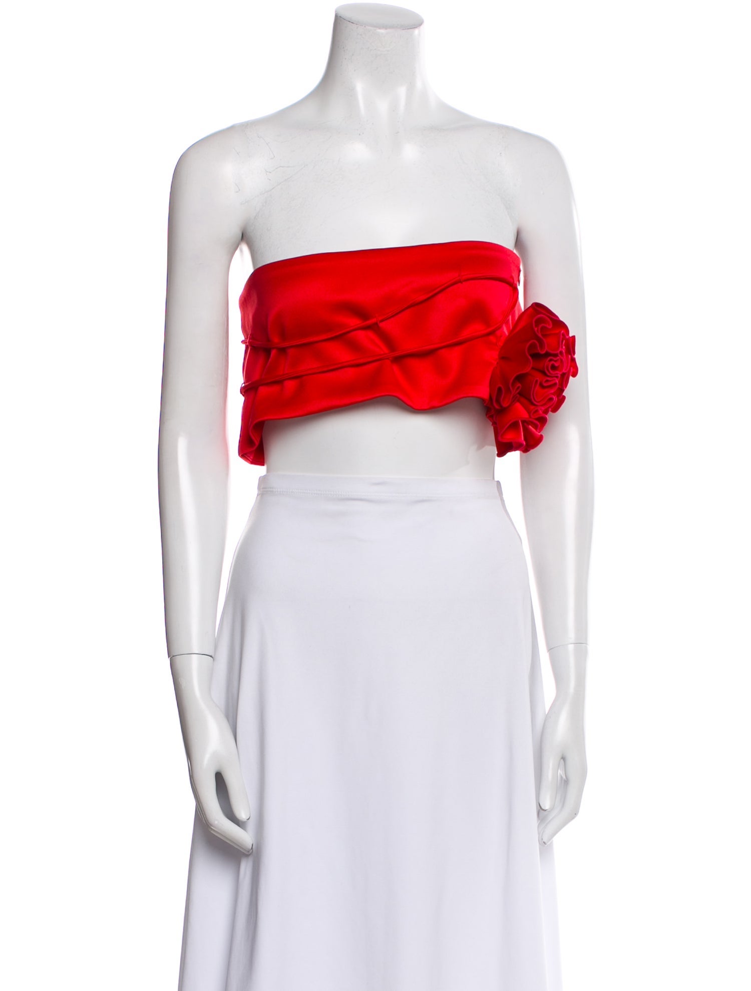 Fanci Strapless Crop Top