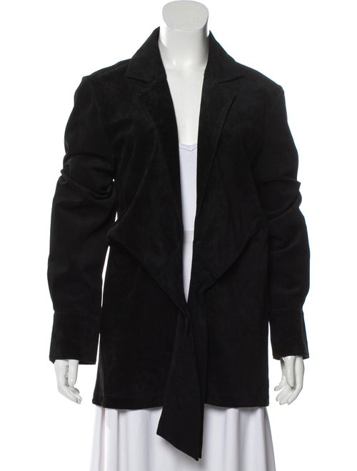 Finlay & Co. Leather Blazer Black