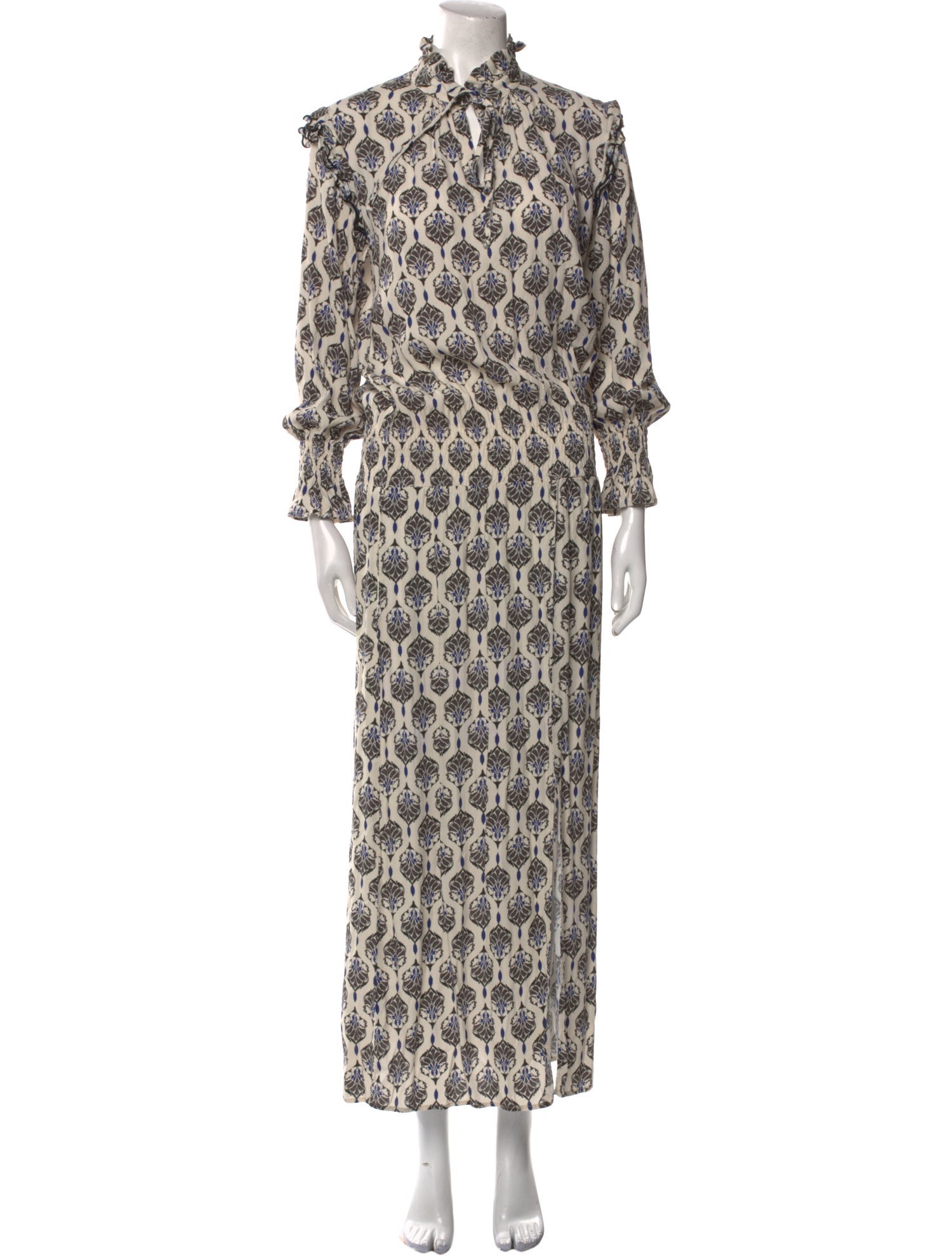 Finley Printed Long Dress
