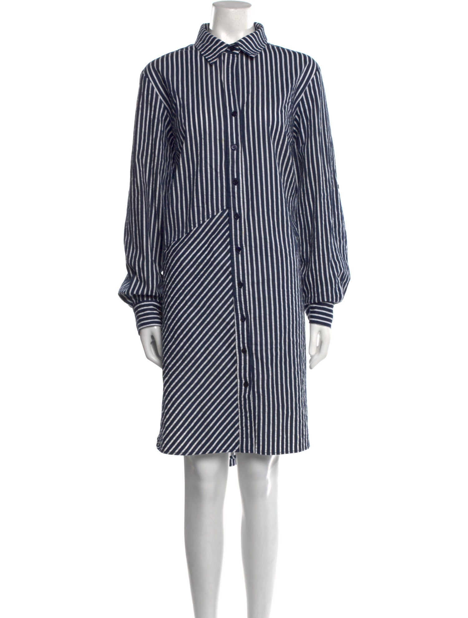 Finley Striped Knee-Length Dress