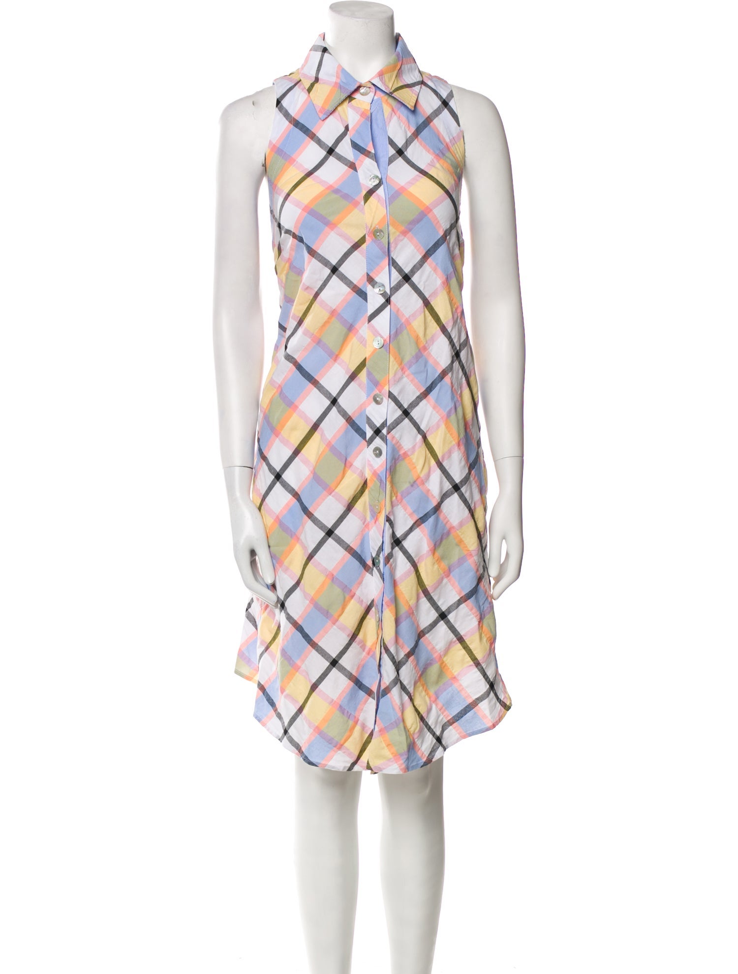 Finley Plaid Print Knee-Length Dress