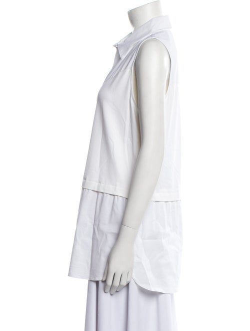 Finley Sleeveless Button-Up Top