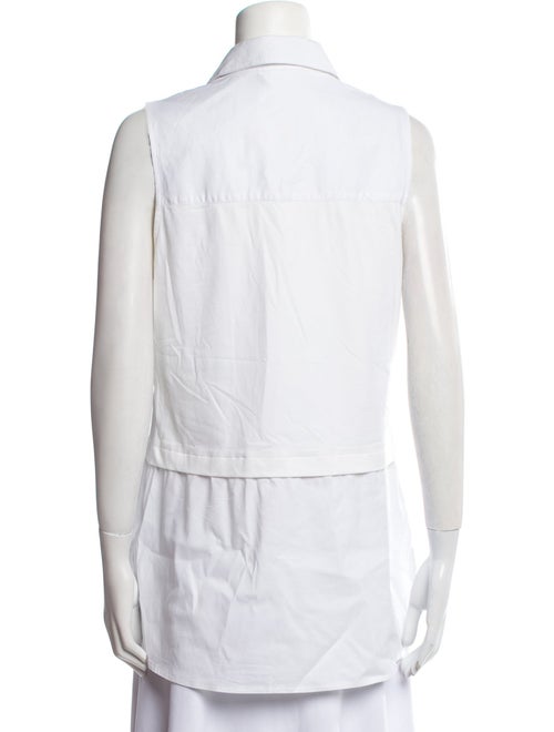 Finley Sleeveless Button-Up Top