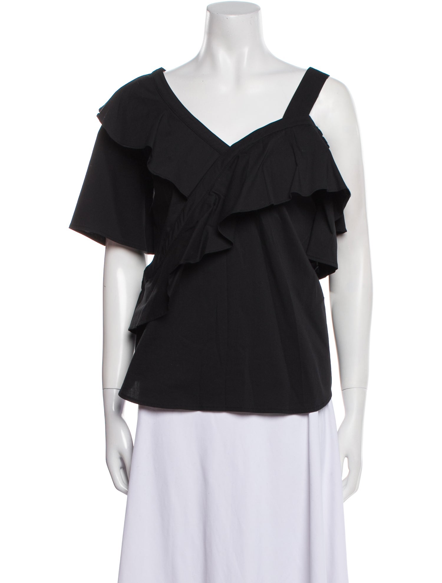 Finley V-Neck Short Sleeve Blouse