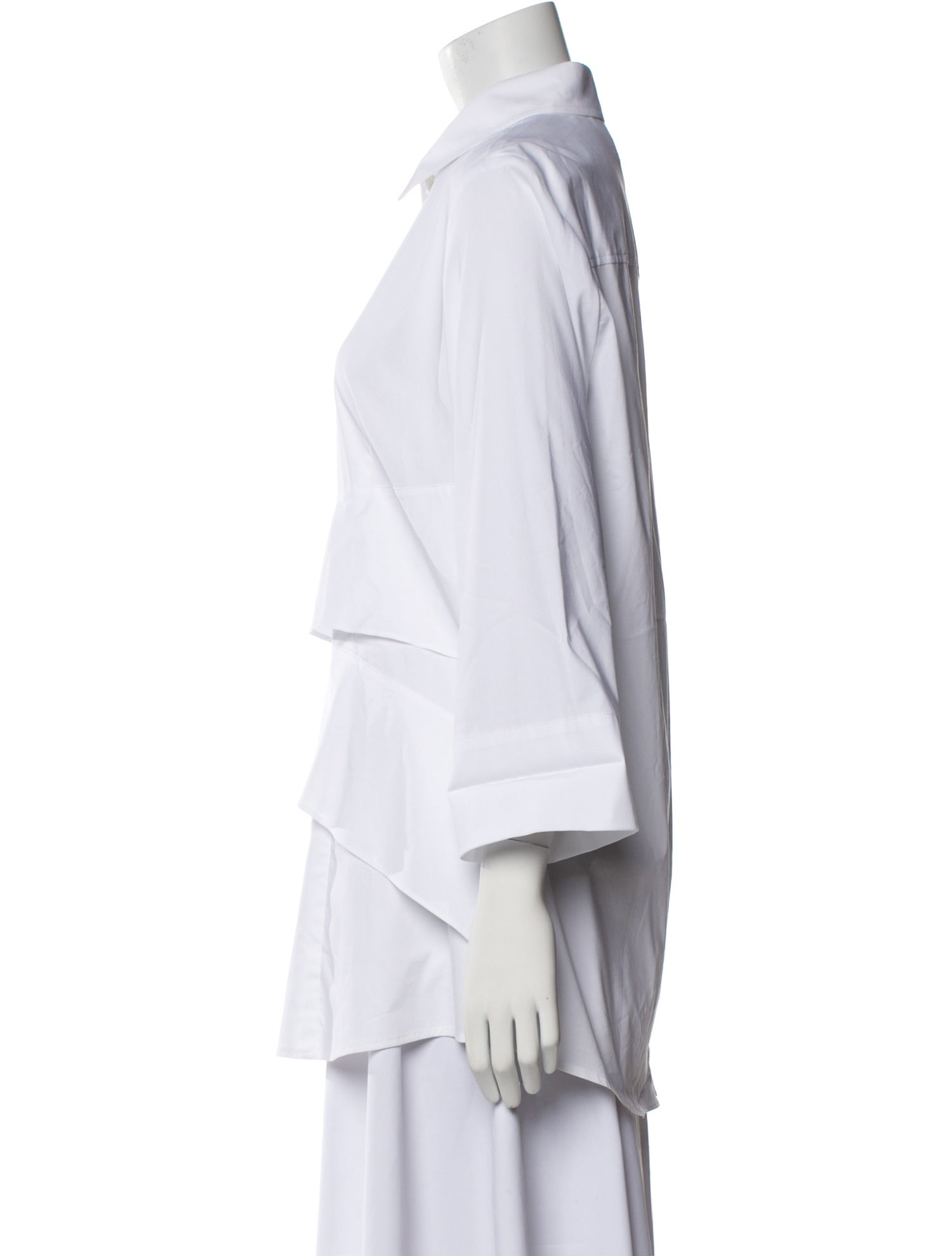 Finley Three-Quarter Sleeve Button-Up Top w/ Tags