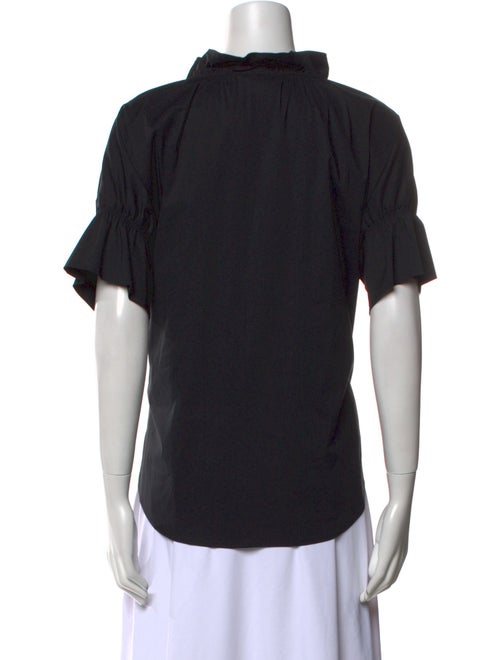 Finley V-Neck Short Sleeve Blouse