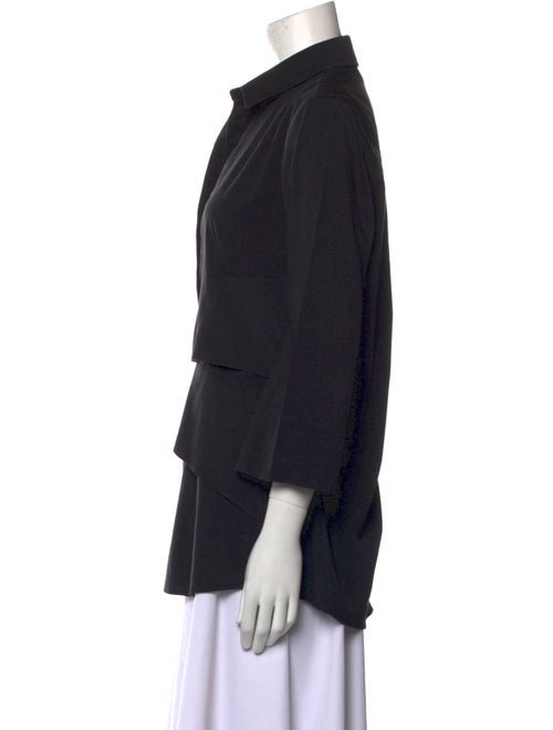 Finley Three-Quarter Sleeve Button-Up Top