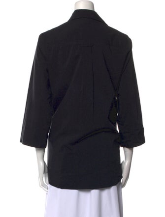 Finley Three-Quarter Sleeve Button-Up Top