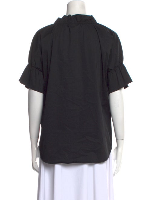 Finley V-Neck Short Sleeve Blouse