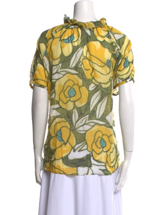Finley Floral Print V-Neck Blouse