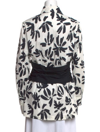 Finley Printed Long Sleeve Button-Up Top