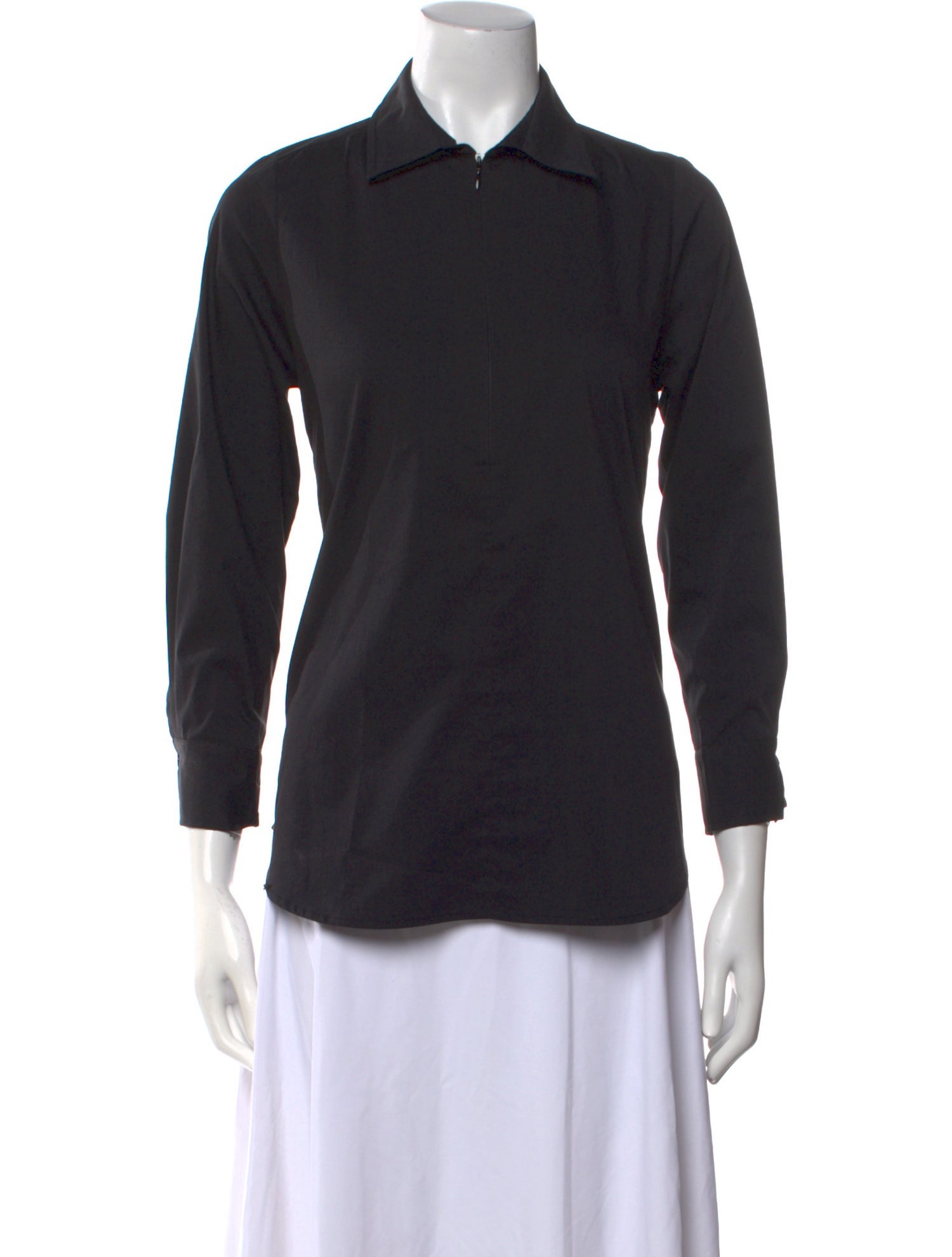 Finley Three-Quarter Sleeve Button-Up Top