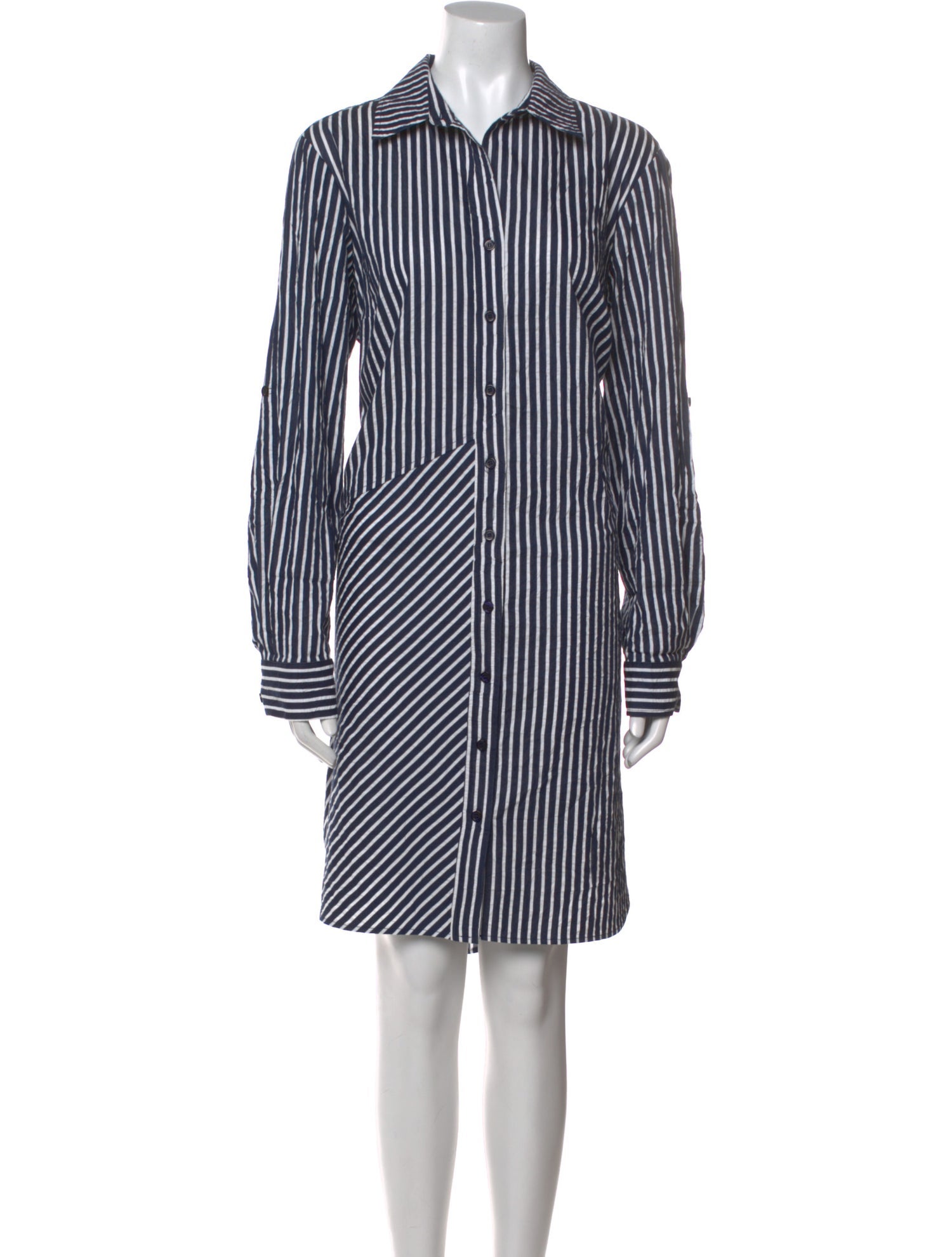 Finley Striped Midi Length Dress