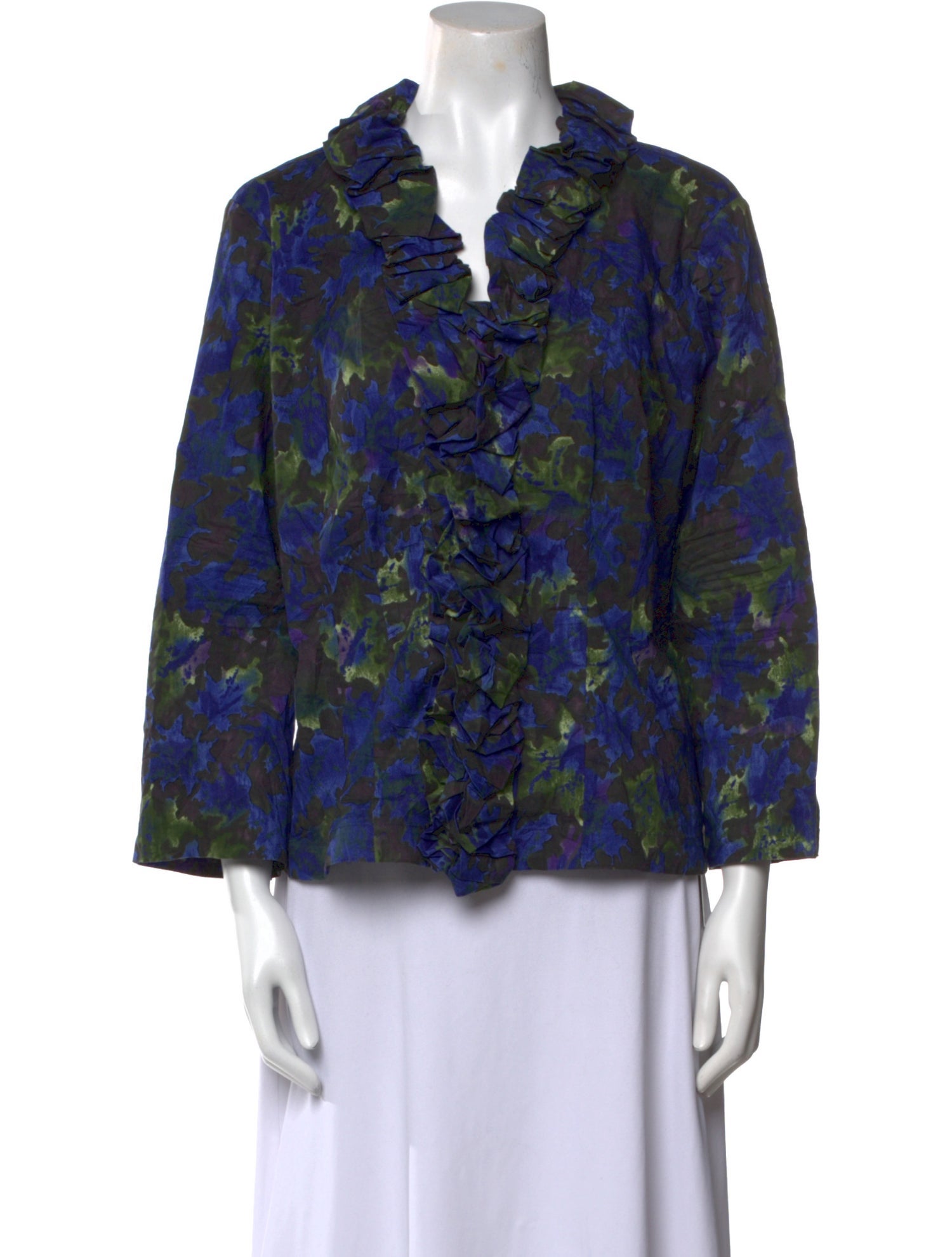 Finley Printed V-Neck Blouse