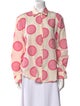 Finley Printed Long Sleeve Button-Up Top