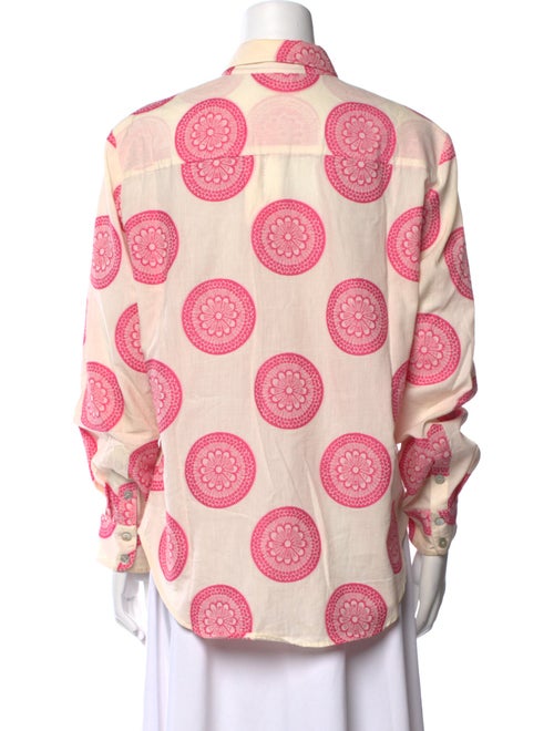Finley Printed Long Sleeve Button-Up Top