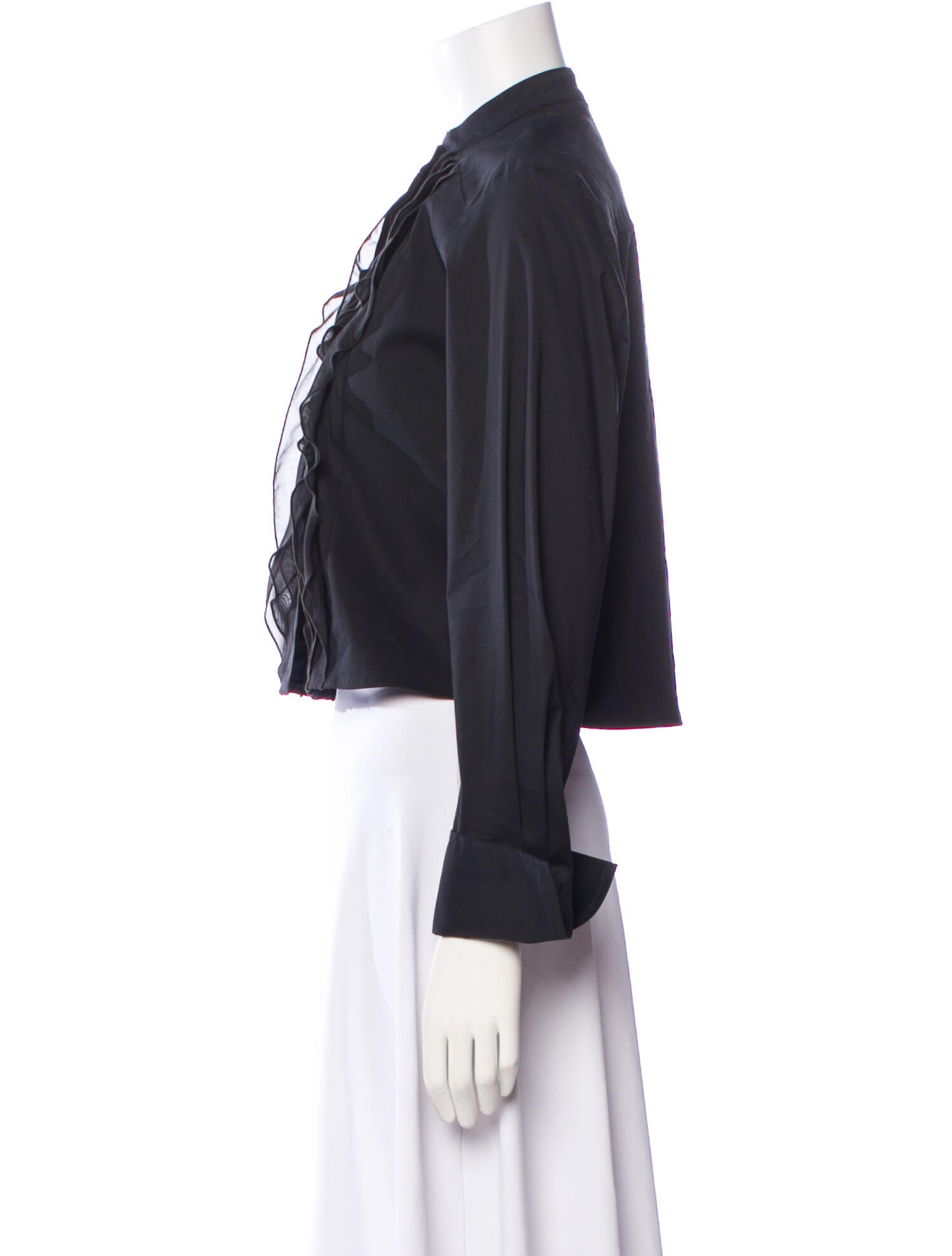 Finley Mock Neck Long Sleeve Crop Top