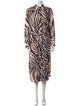 Finley Animal Print Long Dress