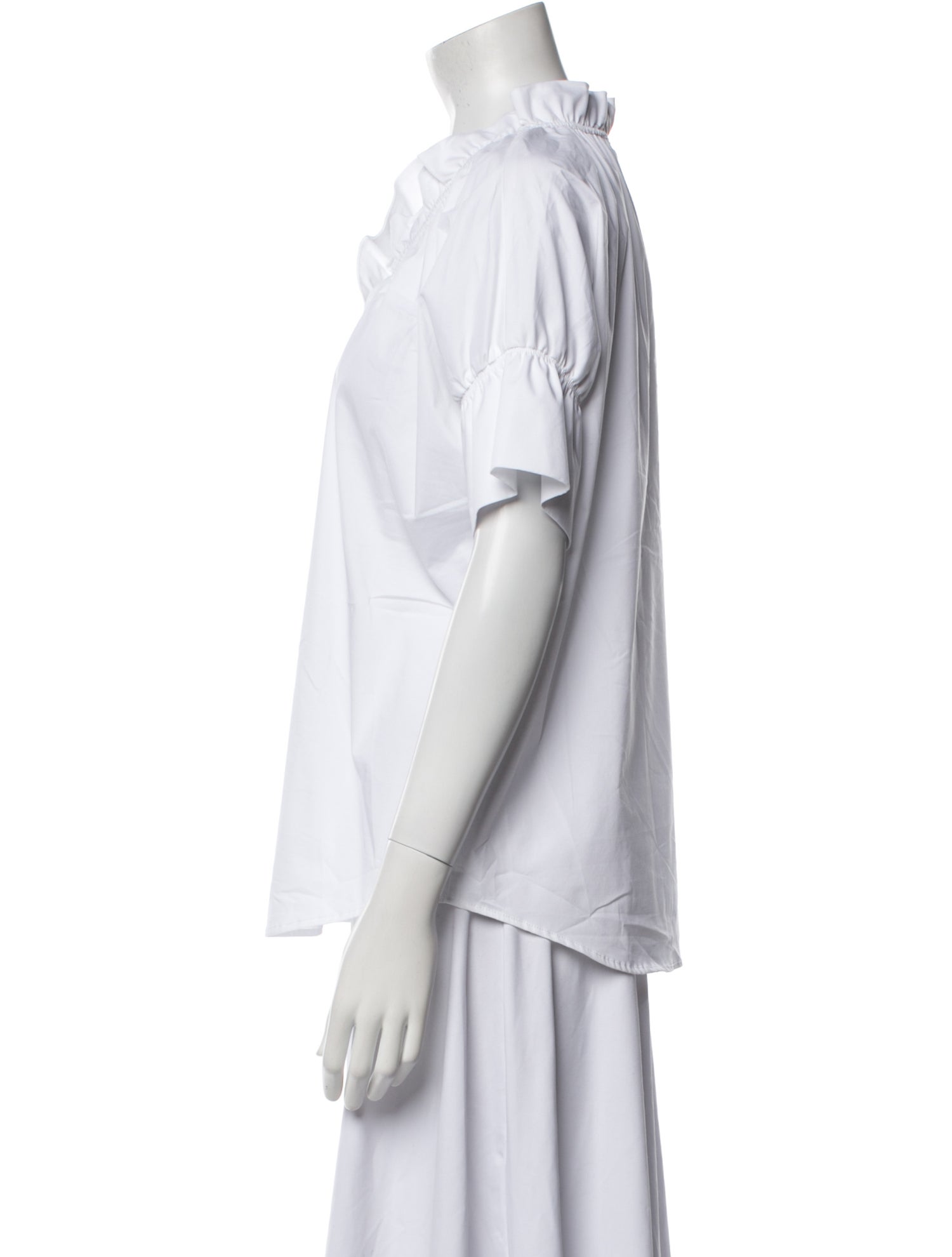 Finley V-Neck Short Sleeve Blouse