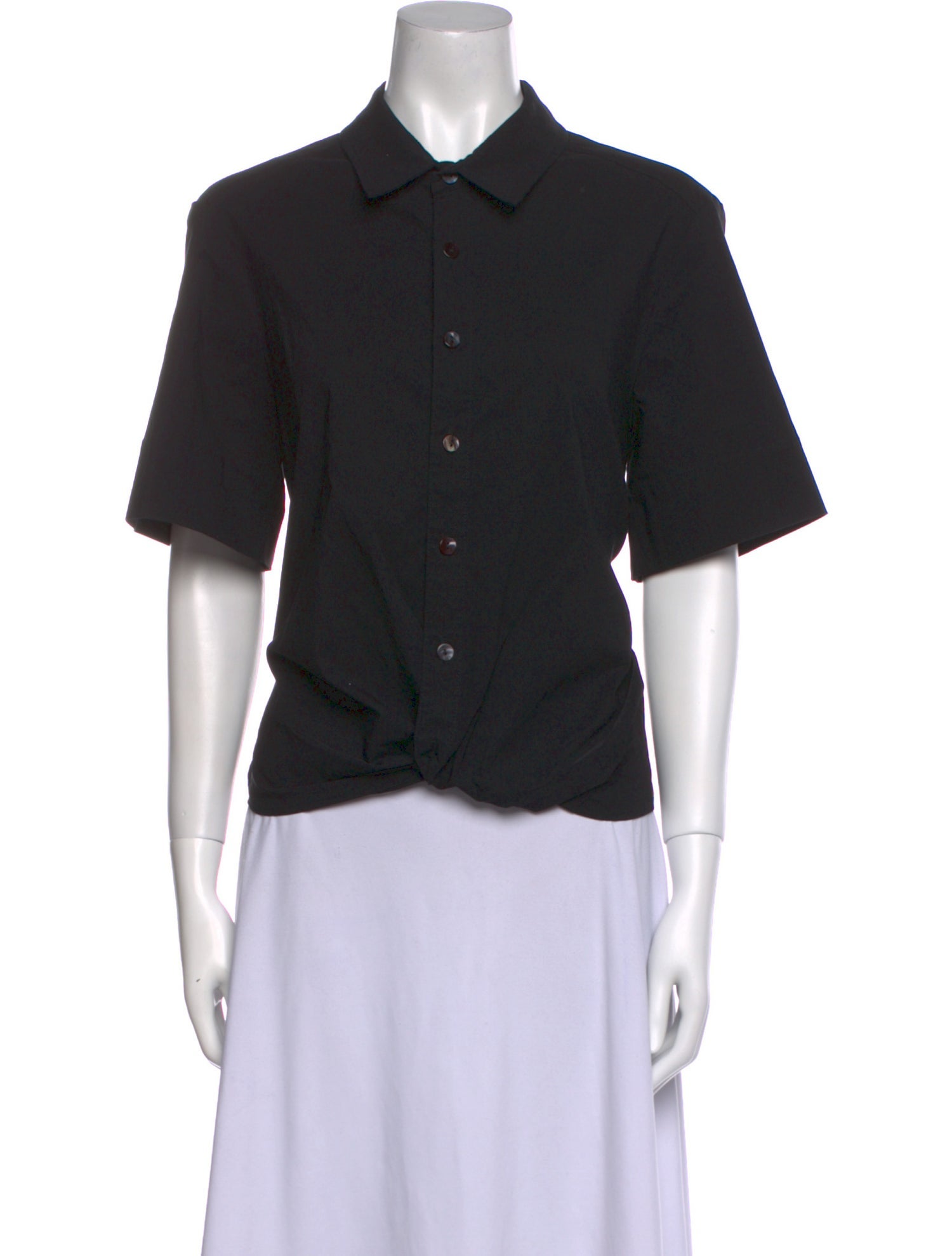 Finley Short Sleeve Button-Up Top