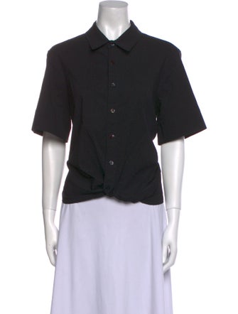 Finley Short Sleeve Button-Up Top