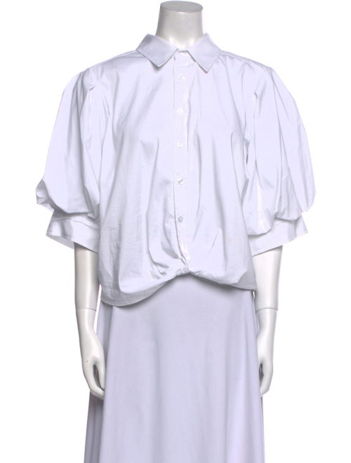 Finley Three-Quarter Sleeve Button-Up Top