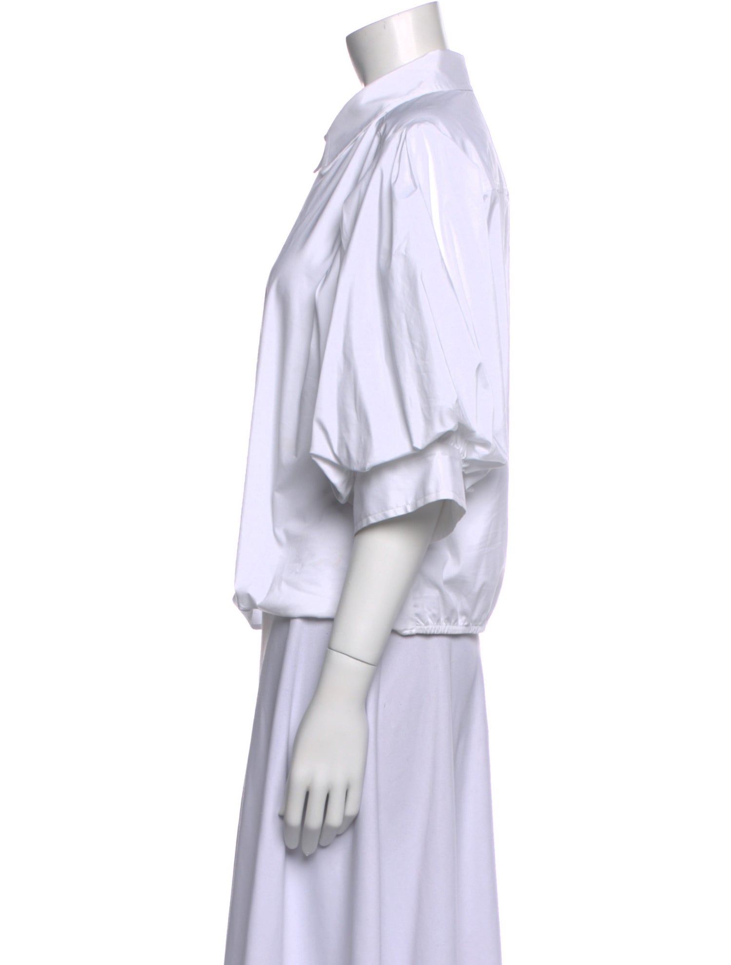 Finley Three-Quarter Sleeve Button-Up Top