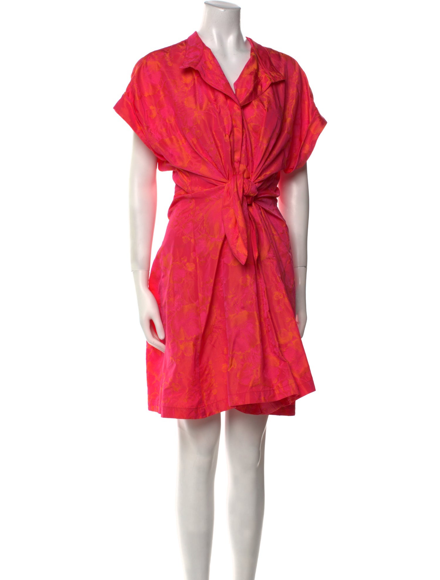 Finley V-Neck Knee-Length Dress